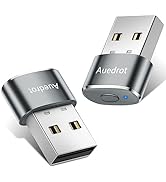 AUEDROT Mouse Jiggler Undetectable Metal USB Mouse Mover with Switch Button, Automatic Mini Mouse...