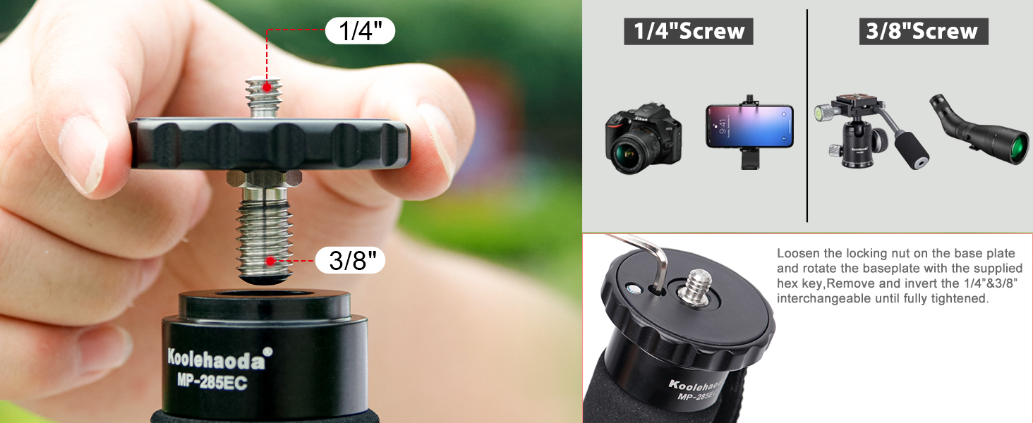 Camera Monopod Stand, Carbon Fiber Photography Monopod Portable Travel Unipod Stick Pole