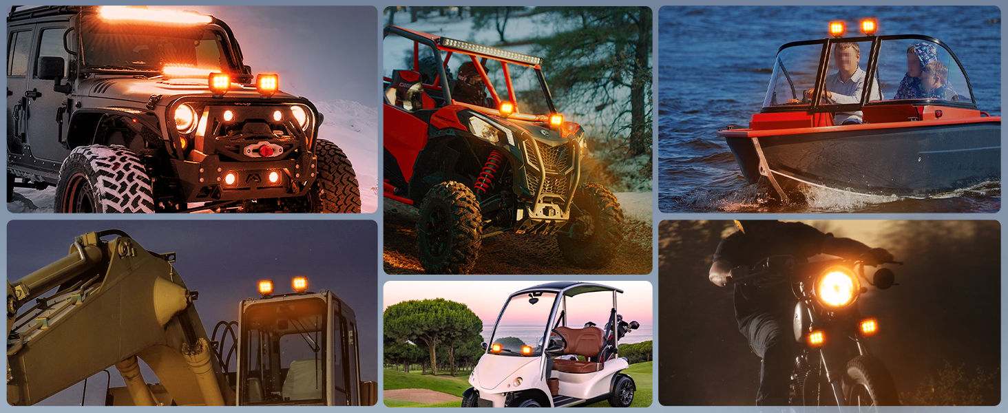 spot light auxiliary led driving light led pods side light led work light 12v flood