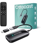 OTTOCAST Play2Video Ultra with Wireless Air Mouse Remote Control Set, Carplay Adapter 2026 Upgrad...