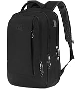 WOLT Travel Laptop Backpack, Carry On Flight Approved Laptop Bag for 15.6 Inch and 17 Inch Notebo...