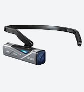 ORDRO EP7 4K 60FPS Camcorder Head-Mounted Video Camera, Wi-Fi APP Control, 2-Axis Gimbal Stabiliz...