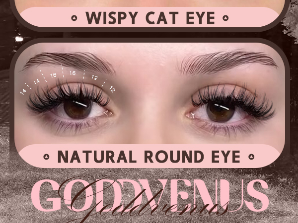 wispy lash clusters for DIY eyelash extension
