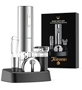 TOMEEM Electric Wine Opener Set - Rechargeable Wine Bottle Opener with Vacuum Stoppers,Wine Poure...