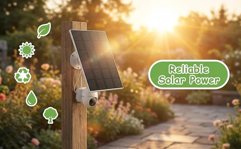 solar panel for camera