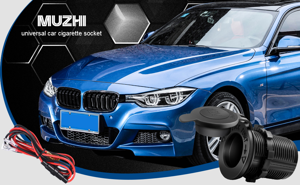 MUZHI Car cigarette socket