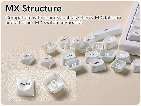 offering broad compatibility with most MX-switch mechanical keyboards