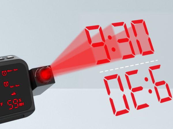 projectable clock