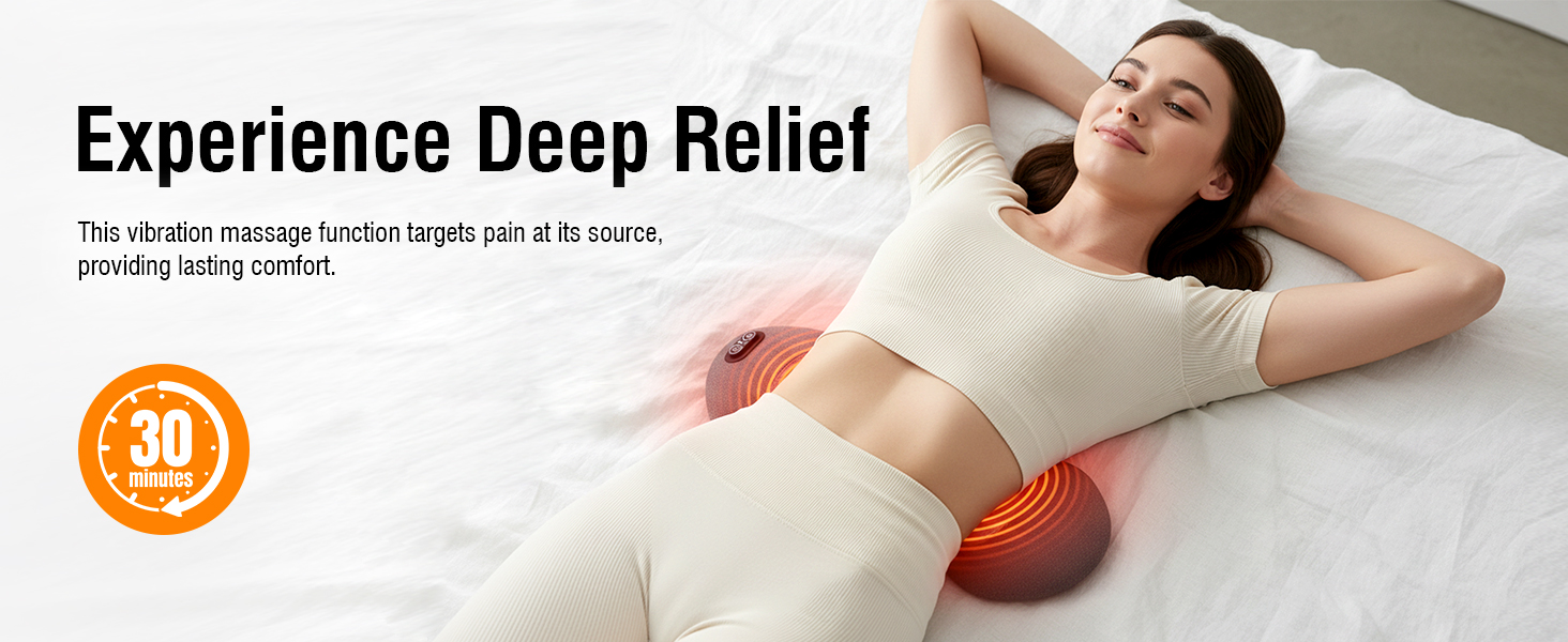 inflatable lumbar pillow back traction device massage pillow for back