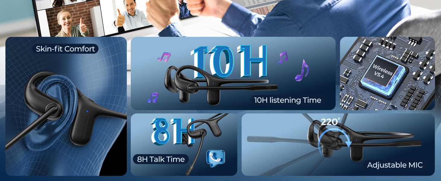 open ear headphones noise cancelling headphones open ear headphones with mic