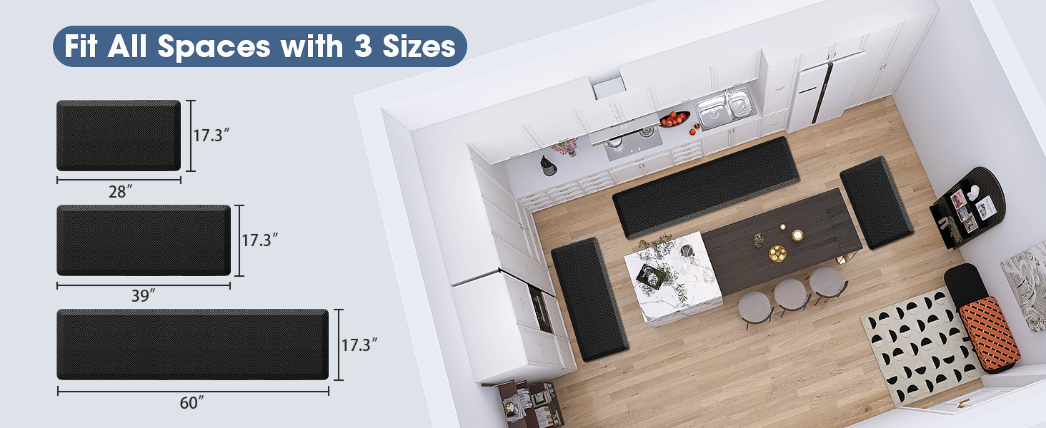 kitchen floor mats cushioned anti fatigue