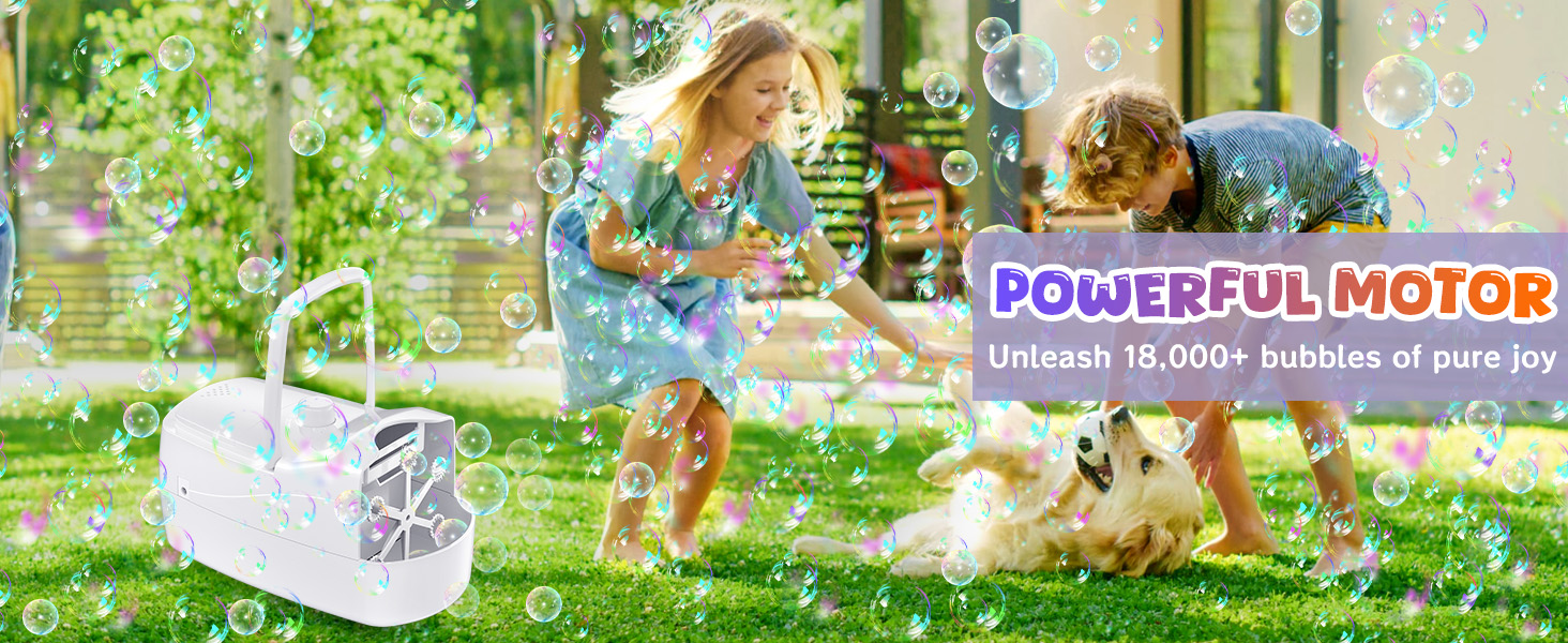 bubble machine for toddlers 1-3 for kids for parties for wedding bubble maker bubble blower
