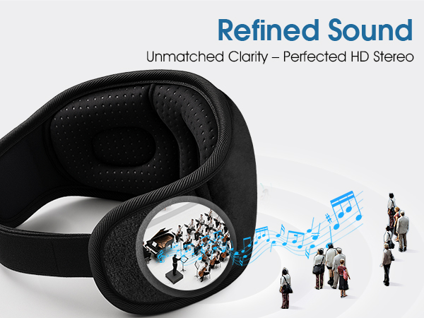 Sleep Headphones Mask Bluetooth 3D Music Eye