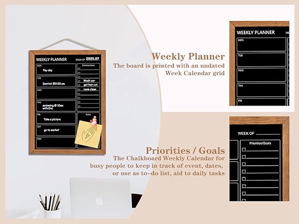 Blackboard Magnetic Surface Blackboard Calendar Chalkboard Blackboard