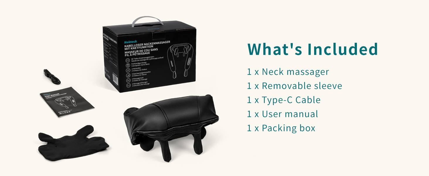 cordless NECK massager