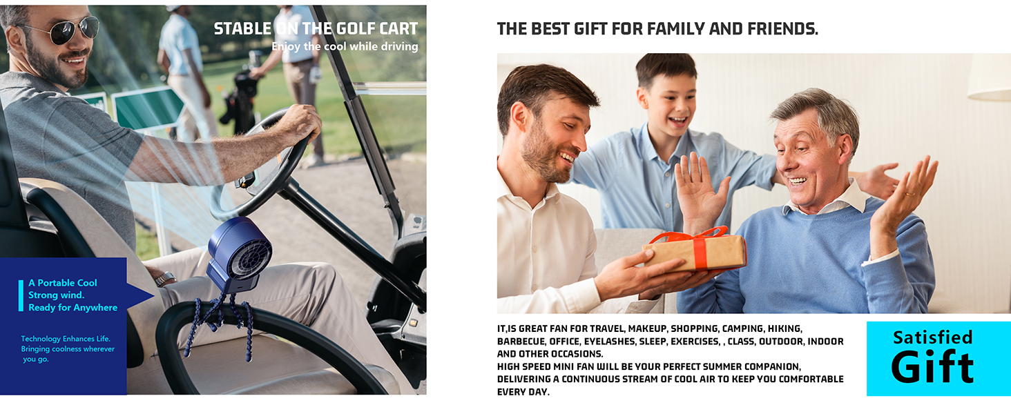 Mini Portable Stroller Fan