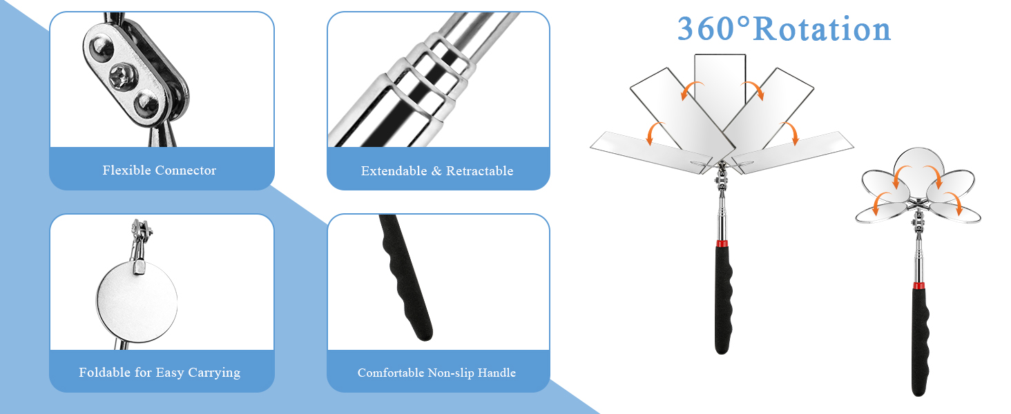Telescoping Inspection Mirror