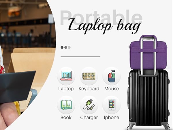Laptop bag shoulder bag computer case 15.6 17.3 inch