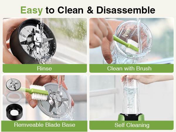 easy to clean and disawasher safe