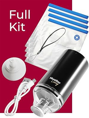 MuellerLiving Portable Vacuum Sealer full kit