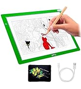 Miraculous Ladybug - A4 Portable Cat Noir Led Light Pad and Neoprene Case, Drawing Kit with Light...