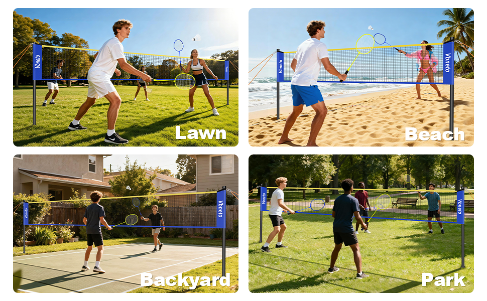 badminton set for backyards