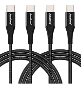 Amaitree USB C to USB C Cable, 4Ft [2Pack] 60W Fast Charging USB C Cable, Compatible iPhone 15/15...