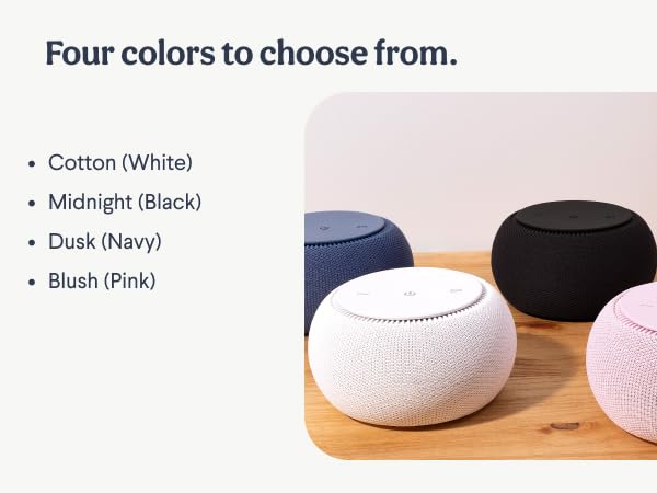 Four colors to choose from.