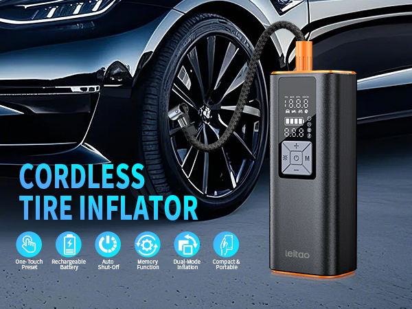 tire inflator portable air compressor