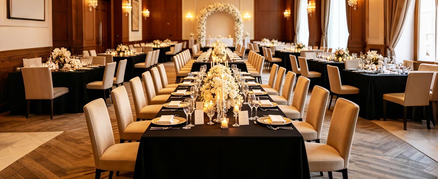 Black Tablecloth