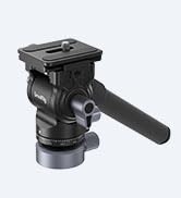 SmallRig Video Head with Leveling Base, Quick Release Plate for Arca Swiss and Adjustable Handle,...