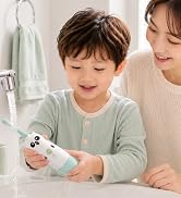 Kids U-Shaped Electric Toothbrush with 2 Brush Heads, Toddlers Sonic with 360 Degree Cleaning, So...