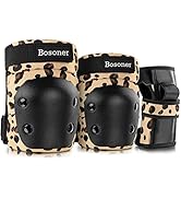 BOSONER Kids/Youth/Adult Knee Pad Elbow Pads Guards Protective Gear Set for Wrist Guards Roller S...