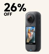 Insta360 X4 Air Starter Bundle - Lightweight 165g 8K 360 Camera, Invisible Selfie Stick, Replacea...