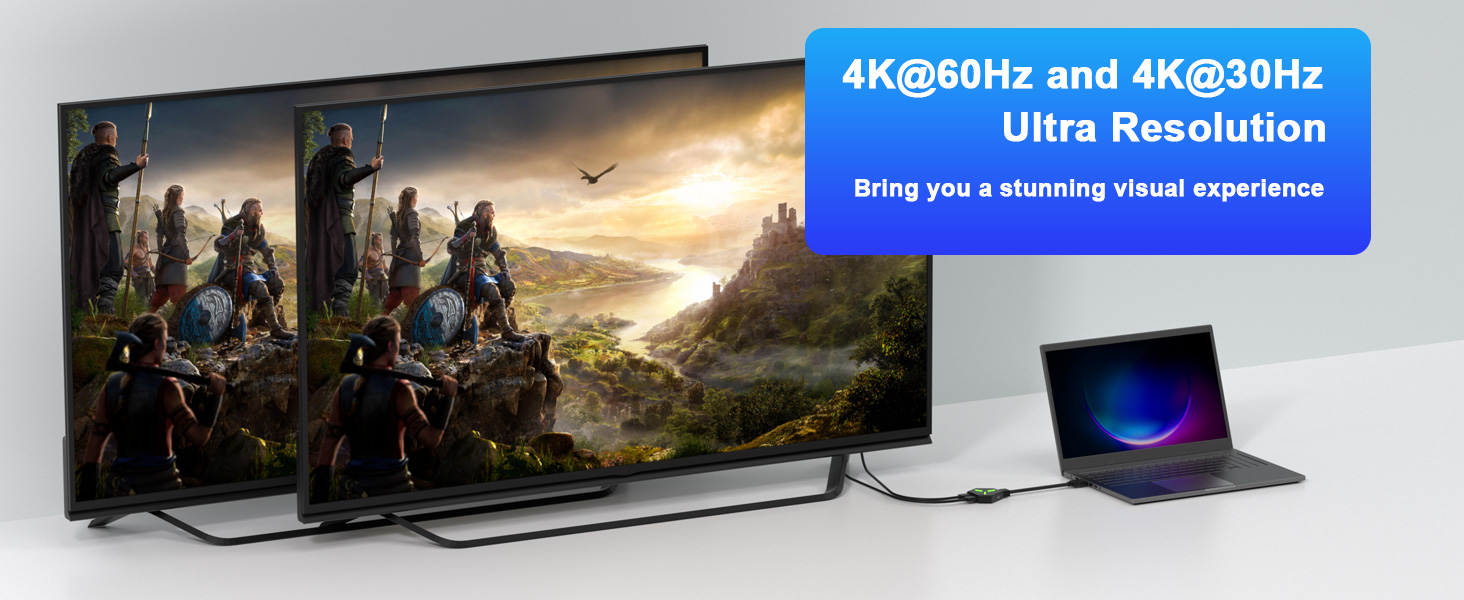 HDMI Splitter 1 in 2 Out