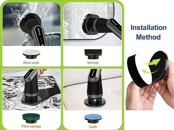 electric spin scrubber
