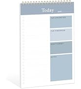 Weekly To Do List Notepad, Undated Planner with 52 Sheets (6.5''x8.9''), Desk Weekly Planner for ...
