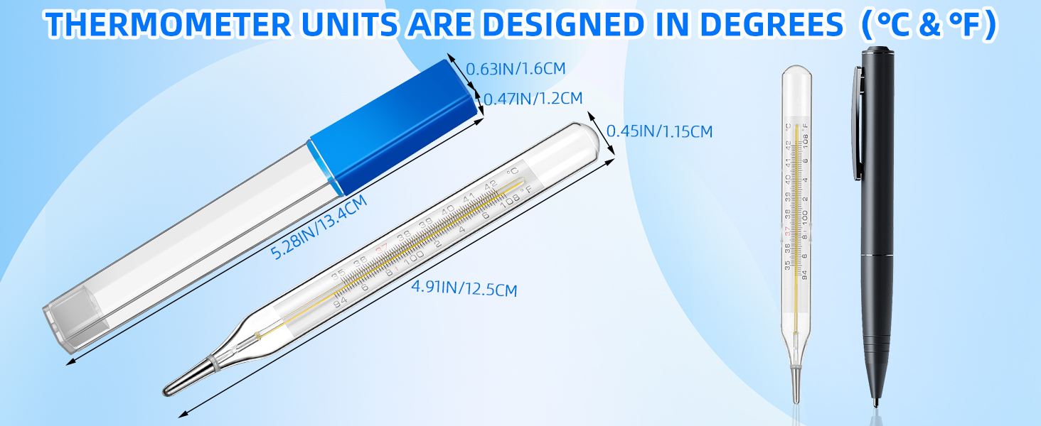 Lightweight Thermometers