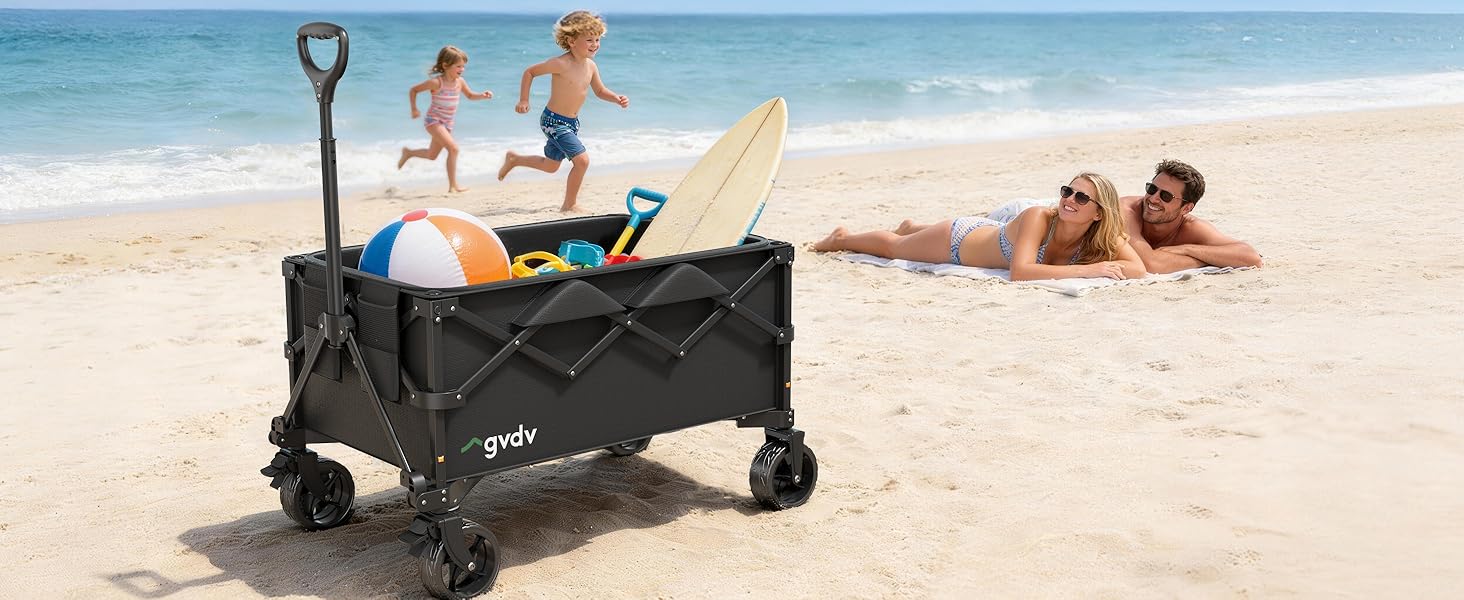 GVDV Wagons Carts Foldable for Beach