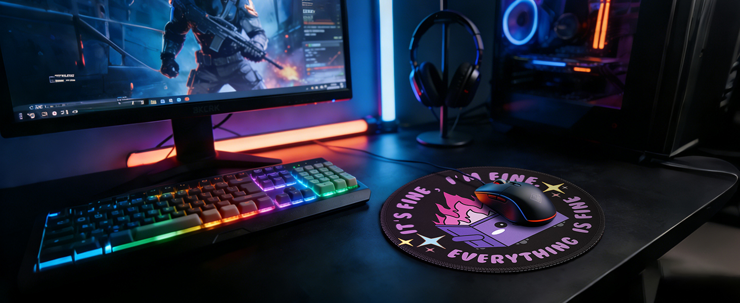 Gaming mouse pad