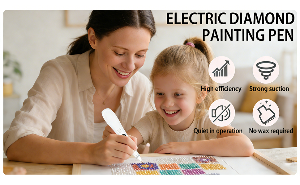 Electric Wireless Diamond Painting Pen