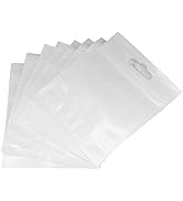 Ellbest 300pcs 3.35” x 4.33”Poly Bags with Hang Hole Resealable Zipper Bags Clear Polyethylene Se...