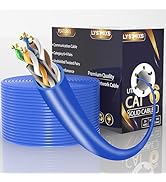 Lysymixs Cat6 Ethernet Cable 1000FT Channel Test Pass, Cat6 1000ft Ethernet Cable 23AWG Solid CCA...