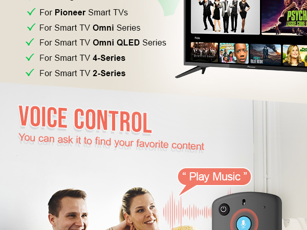 replacement voice remote