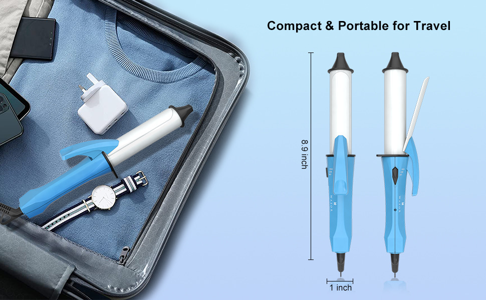 mini curling wand for travel