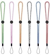 YOUOWO Wrist Lanyards 6 Pack wrist strap for phone Adjustable Length Lanyards for Flashlight Wall...