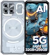 DOOGEE Blade GT (2025) 5G AI Rugged Phone with Dynamic LED Light Effect, 32GB RAM + 256GB ROM And...