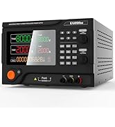DC Power Supply Variable, 800v 2a Bench Power Supply with Memory Storage and Encoder Knob, High P...