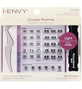i-ENVY Cluster Palette Kit, DIY Lash Makeup, Customizable Under Lash Extension Layering All in On...