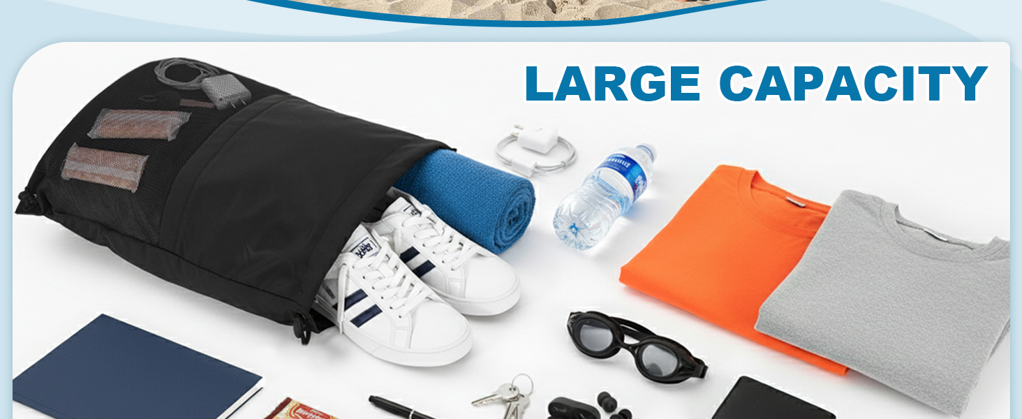 Spacious TILYMOL gym bag fits sportswear, towel, bottle. Lightweight for active life.